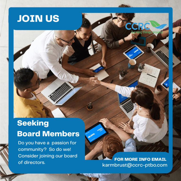 CCRC is actively seeking board members from the City of Kawartha Lakes